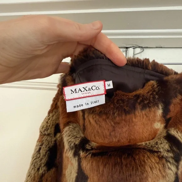 Brown Faux Fur Skirt - Picture 4 of 4